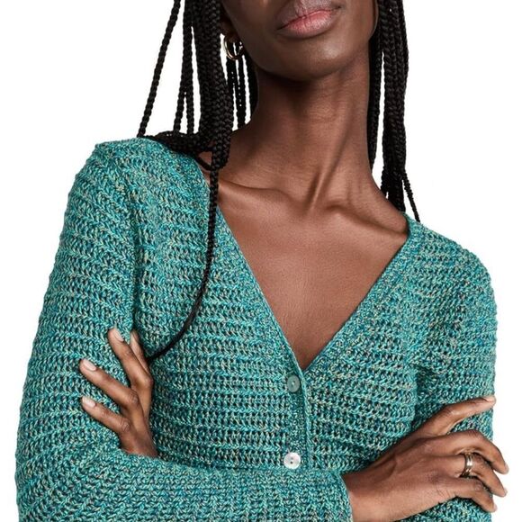 Vince Womens Marled Cardigan Med NWT $395 - Picture 9 of 11